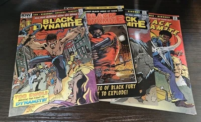 BLACK DYNAMITE 1 2 3 4 (2013 IDW) Complete Run LOT - MICHAEL JAI WHITE - Image 1 of 4