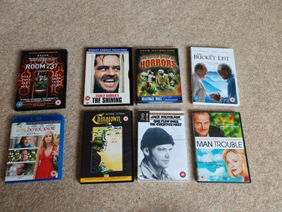 Jack Nicholson 6 DVD BUNDLE Shop Of Horrors Chinatown Shining Bucket List Cuckoo - Image 1 of 4