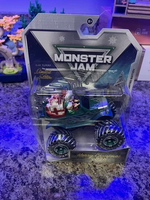 Monster Jam Рождество 2025 ограниченного тиража 1:64 миссис Клаус эксклюзивный 1/3000 - Изображение 1 из 2