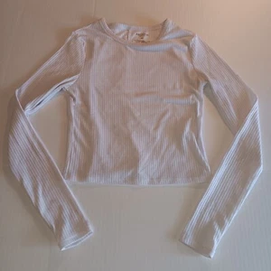 Crop Top Arizona Jeans Co. Bianco Manica Lunga Taglia XS Junior/Donna - Foto 1 di 6