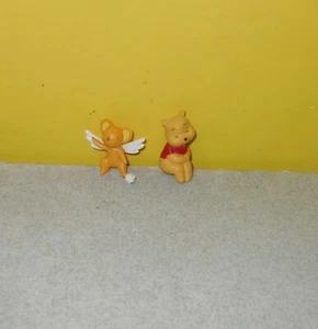 Yujin Disney 1.5" Winnie The Pooh figure Sitting Position for Log - Picture 1 of 2
