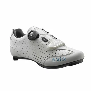 FIZIK R3 Donna Mujer Carbono Ciclismo Carretera Zapatos Boa Blanco Rojo Italia 37 38 39 40 - Imagen 1 de 8