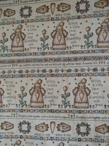 Spectrix Stoffe - "Stitch & Prayer" 100% Baumwollstoff - Stoffpuppe Engel - BTY - Bild 1 von 6