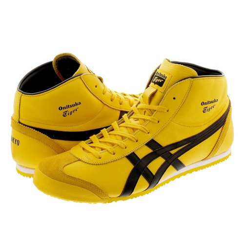 ASICS Onitsuka Tiger MESSICO Mid Runner 1183B577.751 GIALLO NERO dal GIAPPONESE NUOVO