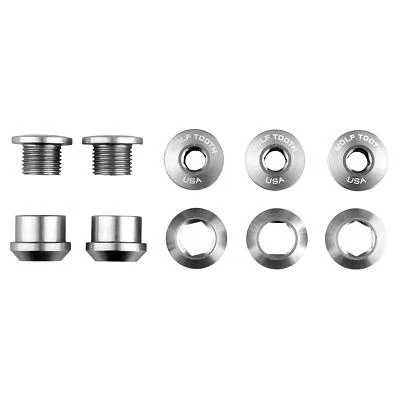 Wolf Tooth Set of 5 Chainring Bolts and Nuts for 1X - Image 1 of 4