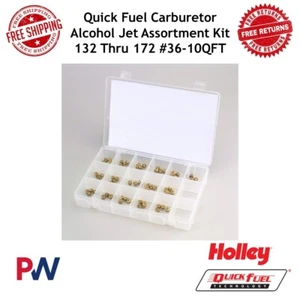Quick Fuel Carburetor Alcohol Jet Assortment Kit 132 Thru 172 #36-10QFT - Bild 1 von 8