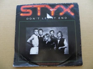 Styx – Don't Let It End - 1983 - A&M Records AM-2543 7" Single VG+/VG - Picture 1 of 4