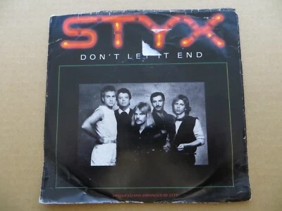 Styx – Don't Let It End - 1983 - A&M Records AM-2543 7" Single VG+/VG - Image 1 of 4