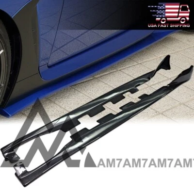 Faldones laterales de fibra de carbono estilo CS para 2022 2023 2024 2025 Toyota GR86 Subaru BRZ Foto 1 de 4