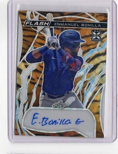 2023 Leaf Flash Emmanuel Bonilla Tiger Stripe Auto Autograph RC 2/3 BLUE JAYS - Bild 1 von 1