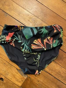 BNWT Fantasie Swim Monte Verde Reunido Frente Bikini Brief FS500771 Negro S - Imagen 1 de 4