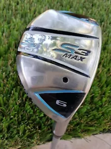 Cobra S3 Max 6 Hybrid 29° Rescue Mazza da golf da donna Mamiya iHS donna Flex 37,5" - Foto 1 di 8