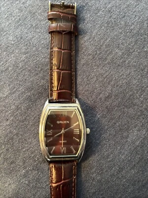 🔥RARE Gruen Precision SR626SW Tonneau/Barrel Men's Watch - Image 1 of 4