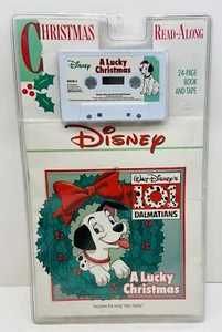 VTG 1993 Walt Disney 101 Dalmatians A Lucky Christmas Cassette Book Read-Along - Picture 1 of 6