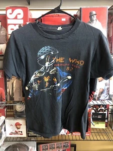 Vintage The Who Shirt Herren Large schwarz 80er American Tour 1982 Musik Rock - Bild 1 von 11