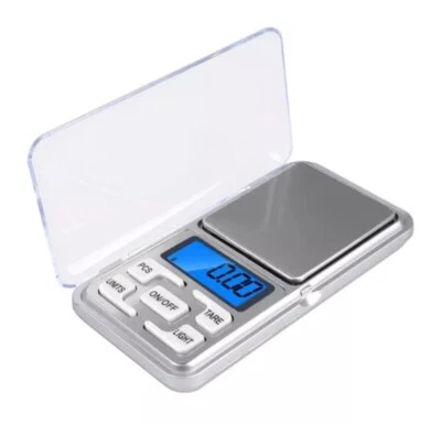 Bilancino Di Precisione Tascabile Display Digitale LCD Misurazione 0.1g/200g  - Immagine 1 di 4