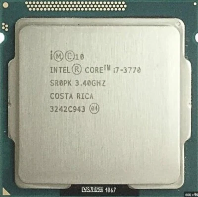 Intel Core i7-3770 3.40GHz 8MB Quad Core Socket LGA1155 CPU Processor SR0PK - Image 1 of 2