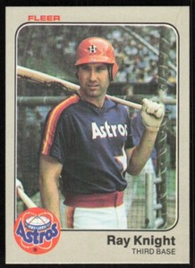 1983 Fleer Ray Knight Houston Astros #453