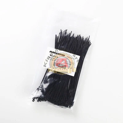 MICRO 100 pack of Nylon Cable Ties Zip Tie .6" 18lbs tensile strength