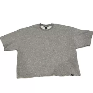 Under Armour Men's Size XL Icon Fleece Short Sleeve Crew Loose Fit Grey NWT - Picture 1 of 15