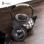 800MLCast Iron Teapot with Stainless Steel Infuser Strainer Cast Iron Tea Kettle