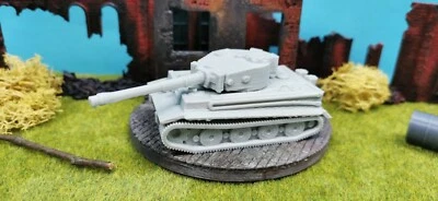 Tiger 1 Carro Armato Militare Non Verniciato Modello 3D Kit Wehrmacht 1/87 1/72 - Immagine 1 di 3