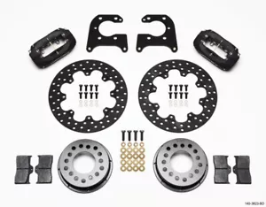 Wilwood Forged Dynalite Rear Drag Kit Drilled Rotor Big Ford 2.50in Offset - Picture 1 of 1