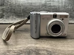 Canon PowerShot A60 2.0MP Digital Camera CCD Sensor Vintage Digicam Parts ONLY - Picture 1 of 11