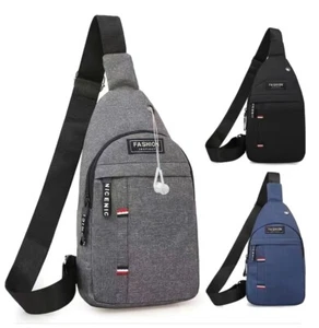 Mens Sling Bag Cross Body Handbag Chest Bag Shoulder Pack Sports Travel Backpack - Picture 1 of 1