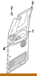 Dodge CHRYSLER OEM Interior-Rear Door-Trim Panel Pin Clip Retainer 6505878AA - Picture 1 of 1