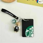 Starbucks Keychain Cute Lil Bear Clerk Style Pendant Bag HangingChain Pendant