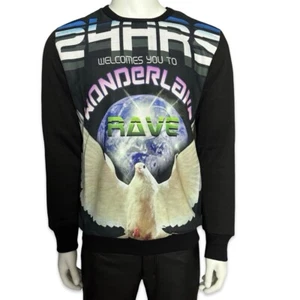 24HRS Lip Service Goth Rave Wonderland Party Festival Shirt Unisex Sweatshirt - Bild 1 von 15