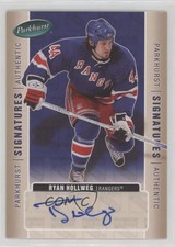 2005-06 Parkhurst Signatures Ryan Hollweg #RH Rookie Auto RC