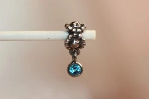 Nuevo PANDORA Topacio Azul Flor Margarita Cuelga 790386tpp Bolso y Caja con Código de Barras - Imagen 1 de 4