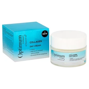 Optimum Collagen Tagescreme UVA UVB Filter Pflanzenkollagen LSF 30 frisch hydratisiert - Bild 1 von 7
