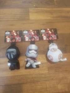 Disney Star Wars Figur Tasche Clips Plüsch Serie 1 NEU 3er Set - Bild 1 von 6