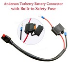 Golf Trolley Battery Connector Anderson Torberry Lead with Built in Safety Fuse