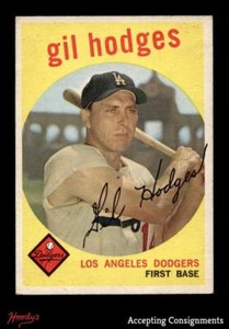 1959 Topps #270 Gil Hodges EX-MT DODGERS HOF
