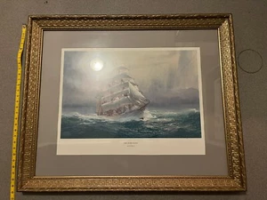 Carl G Evers U.S.C.G Barque Eagle Print - Bild 1 von 7