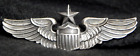 WWII US Army Air Force Senior Pilot Wings Pin 3" Sterling Gemsco
