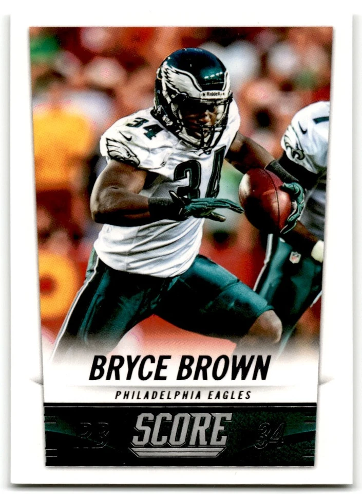 2014 Score Bryce Brown Philadelphia Eagles #168 - Image 1 of 2