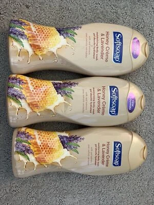 Мягкое мыло лаванда и мед крем для тела 18 унций Ea с реальными экстрактами упаковка 3 шт. новый - Изображение 1 из 2