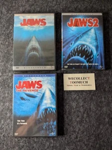 Jaws 2000 3 DVD Lot Universal Widescreen Jaws / Jaws 2 / Jaws The Revenge * - Picture 1 of 5