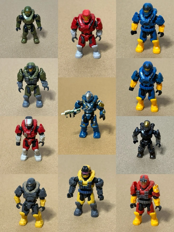 Mega Bloks Halo Master Chief Spartan Marines Brute 2 Inch Building Block Toy - Image 1 of 1