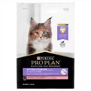 Purina Pro Plan Kitten Starter 8kg Salmon Tuna Diet Nutrition Diet Dry Food Pet - Picture 1 of 13