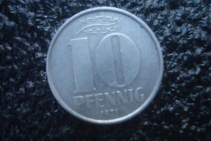 German-democratic Republic 1971 A - 10 Pfennig Aluminum Coin - Berlin mint - Picture 1 of 2