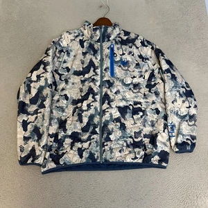 HUK Primaloft Jacke Herren Größe XXL Blau Camouflage Full Zip - Bild 1 von 9