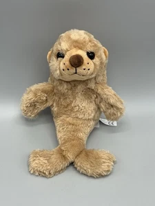 The Petting Zoo Brown Tan Seal Sea Lion Plush 9” Stuffed Animal - Picture 1 of 9