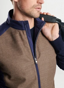 Peter Millar XXL Vest Crown Crafted Cambridge Hybrid Wool Rye Navy $295 - Picture 1 of 9