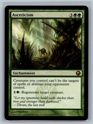 Magic The Gathering Scars of Mirrodin Asceticism #110/249 MTG TCG CCG - Image 1 of 2